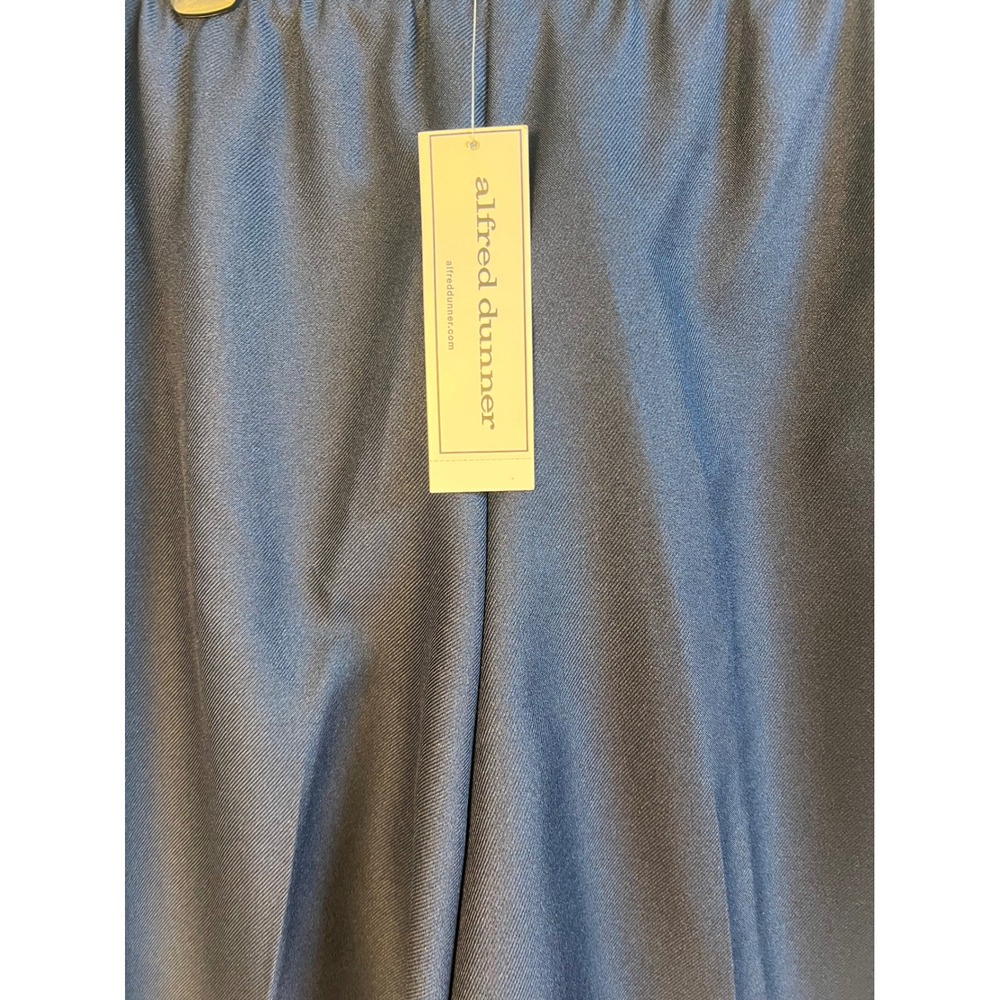 Alfred Dunner Classics Navy Blue Pull On Elastic Waist Pants Women's Size‎ 18 - Picture 4 of 10